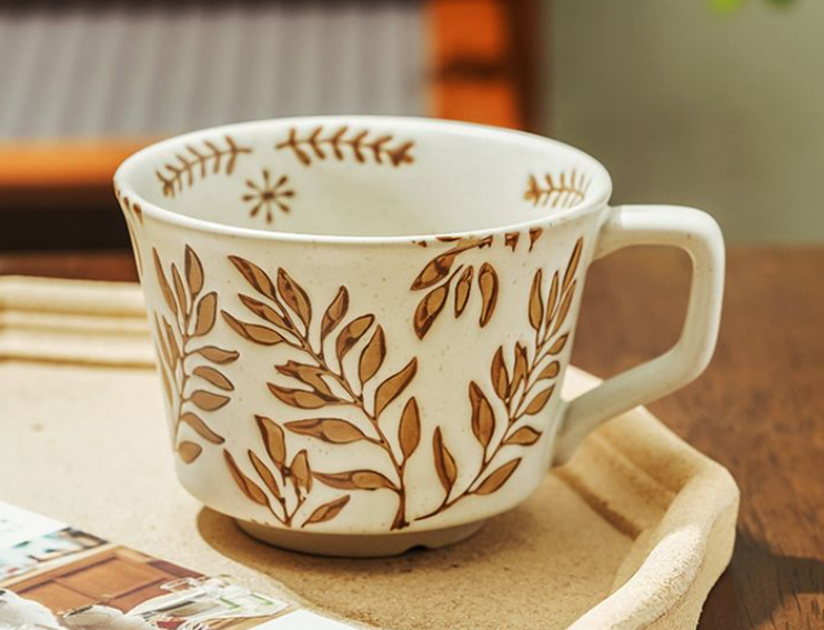 bộ đôi cốc cà phê phong cách Nhật Bản